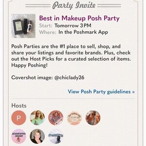 Best in Makeup Posh Party Host